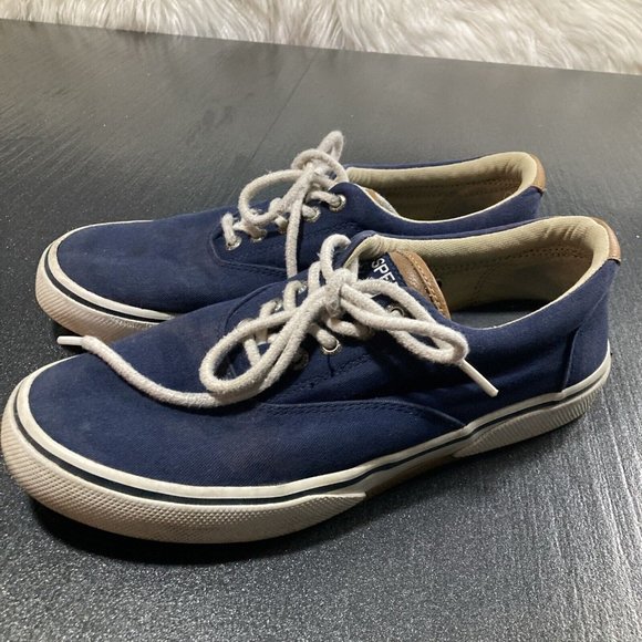 Sperry Top Sider #STS14134 Men's Blue Lace Up Casual Sneakers Size 7.5 M Shoes - Picture 4 of 7
